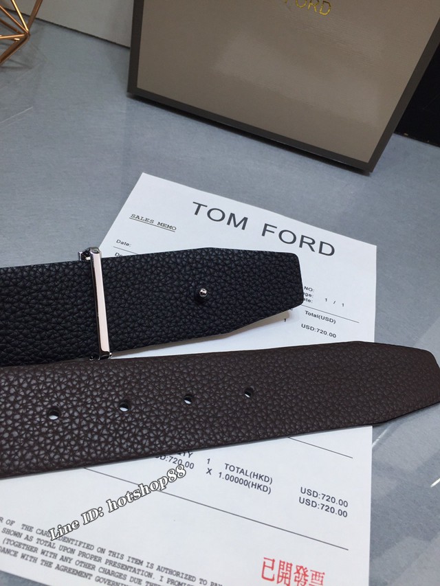 TOM FORD商務男士皮帶 湯姆福特雙面小牛皮腰帶  jjp1871